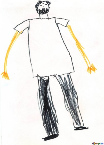 Человек рисунок для детей