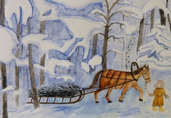 Некрасов зима крестьянин торжествуя