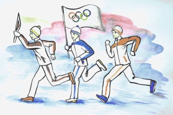 Нарисовать спортивный марш