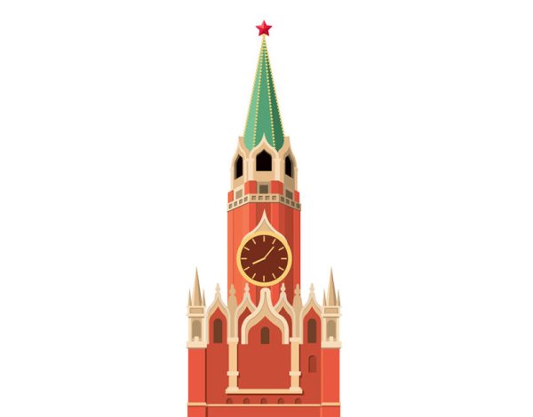 Красная площадь Москва вектор