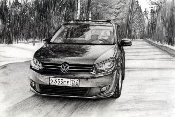 Фольксваген рисунок