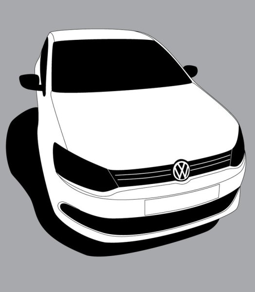 VW Polo sedan вектор