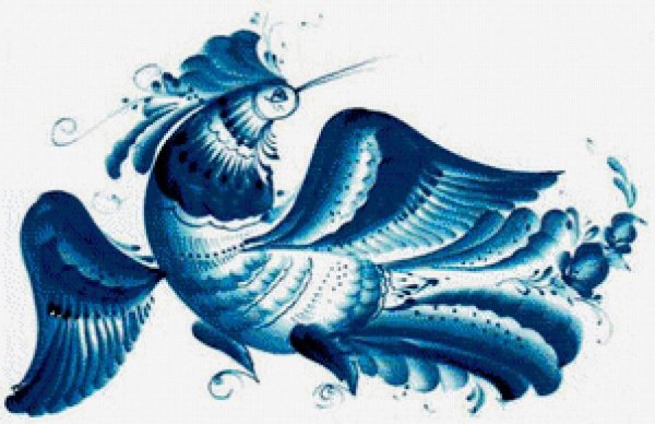 Орнамент птицы