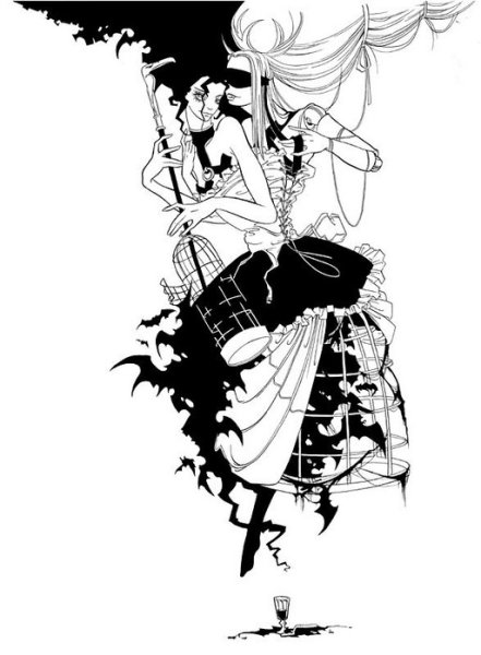 Чёрно-белые иллюстрации