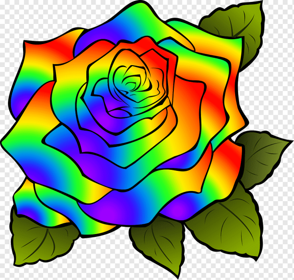 Розы для вырезания цветные