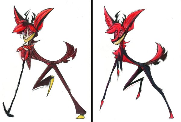 Hazbin Hotel Люцифер и Лилит и Чарли