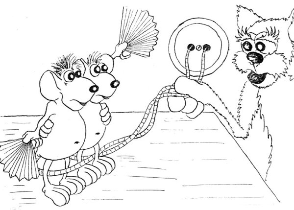 Иллюстрация к фразеологизму Мышиная возня