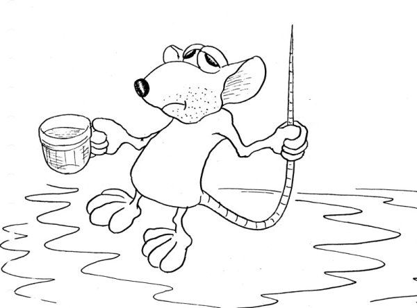 Рисунок к фразеологизму Мышиная возня