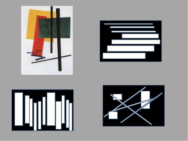 Плоскостная композиция из линий