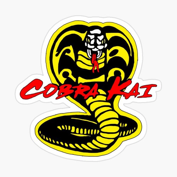 Кобра Кай наклейки