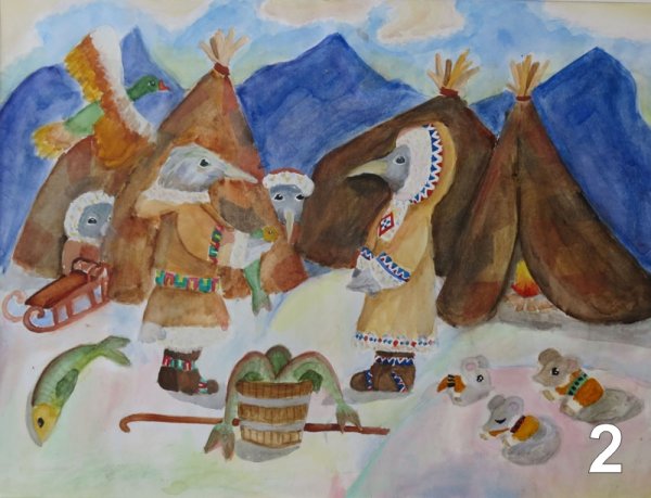 Камчатка рисунок