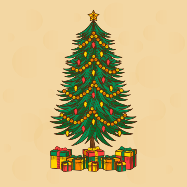 Елка вектор