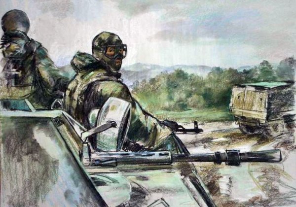 Рисунок современного военного