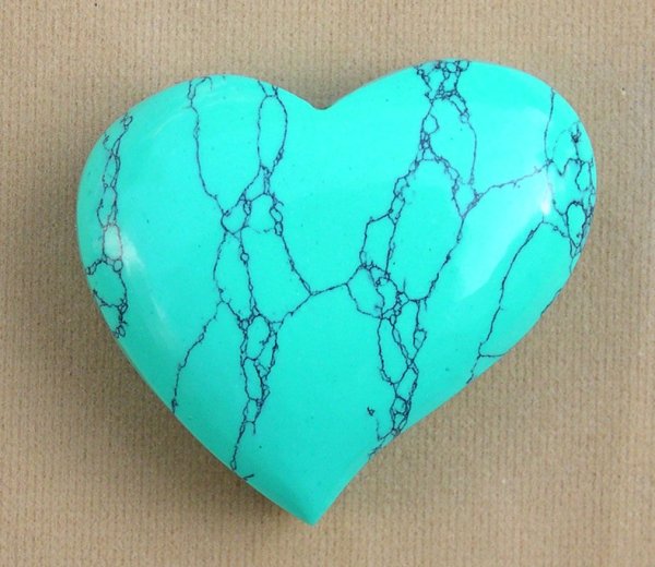 Сердце бирюза