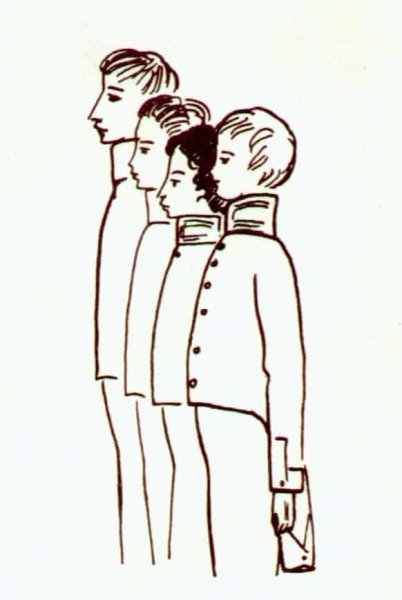 Царскосельский лицей зарисовки Пушкина