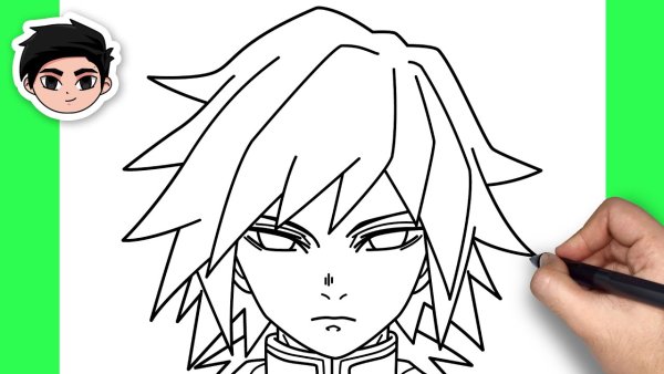 Томиока Гию для срисовки