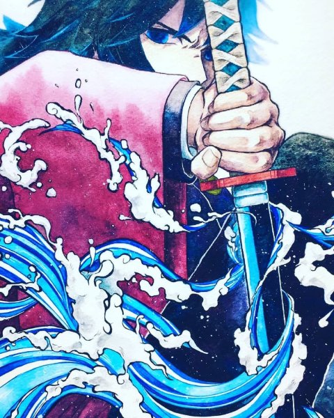 Клинок рассекающий демонов Томиока Гию