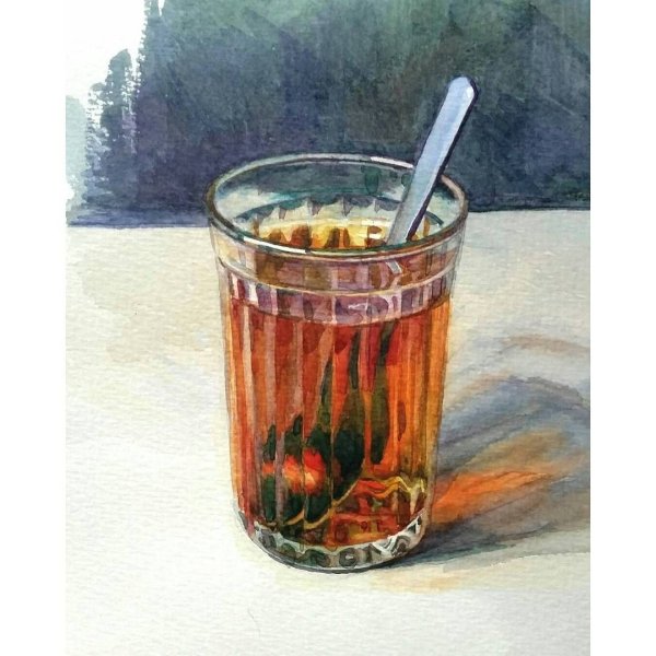 Чай в стакане