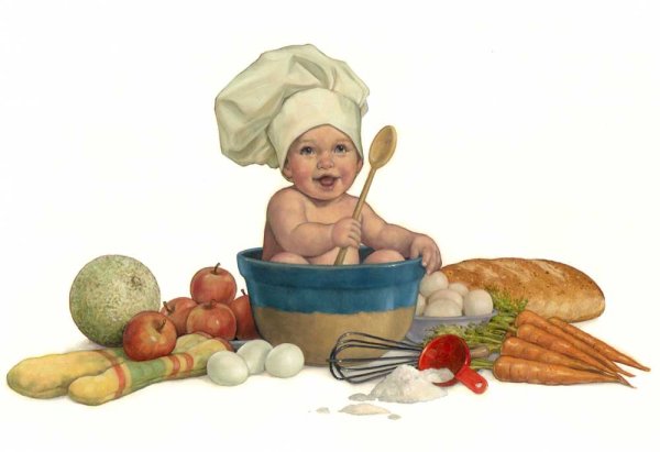 Еда для детей на прозрачном фоне