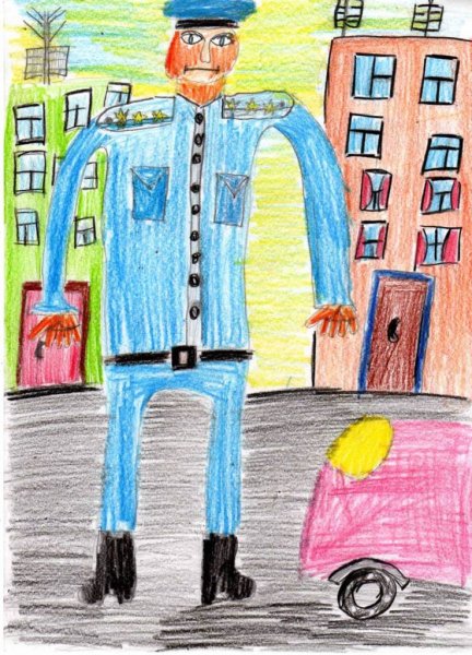 Детские рисунки профессии