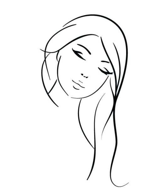 Портрет для срисовки легкий