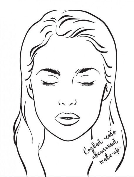 Схема рисования портрета мамы для дошкольников