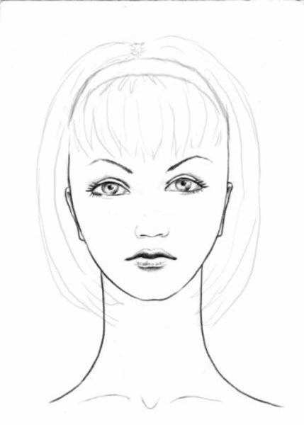 Лицо девочки портрет