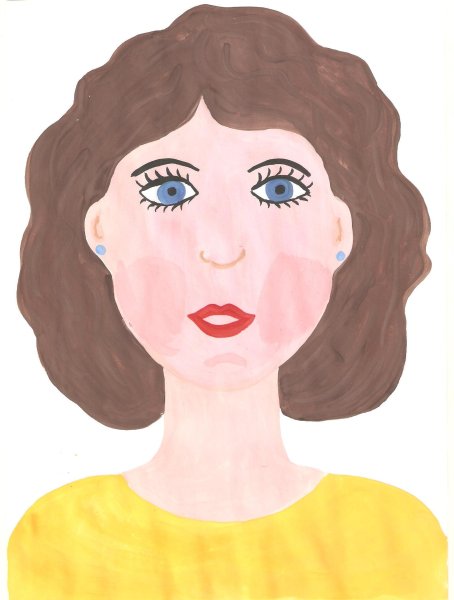 Портрет мамы с каре