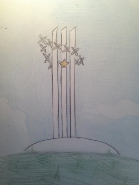 Памятник Журавли в Саратове