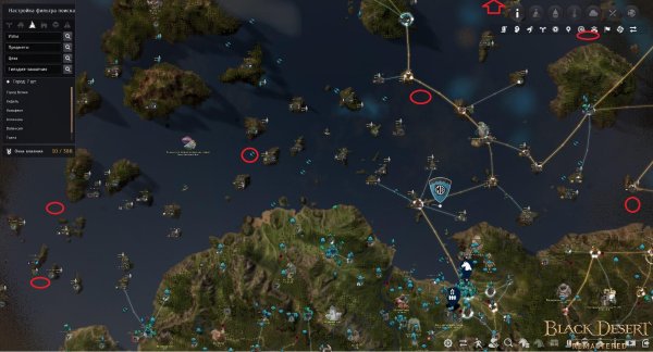 Морская карта БДО