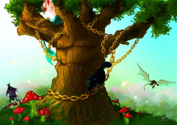 Сказочный дуб Лукоморье