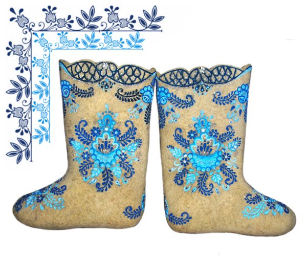 Валенки сказочные