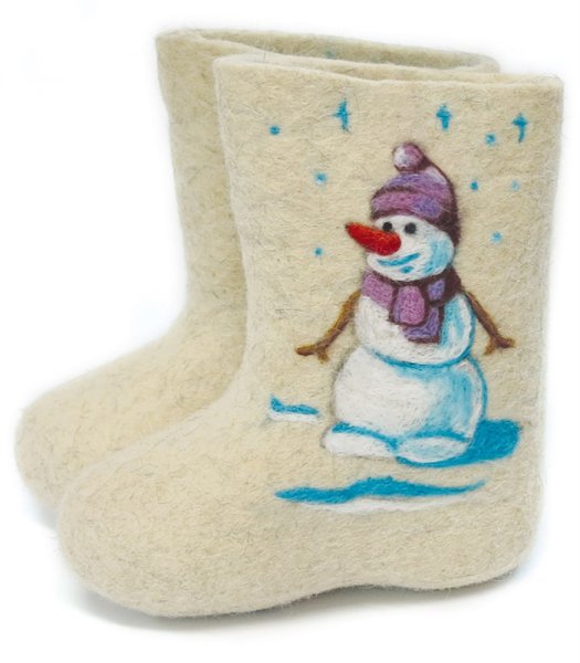 Красивые детские валенки