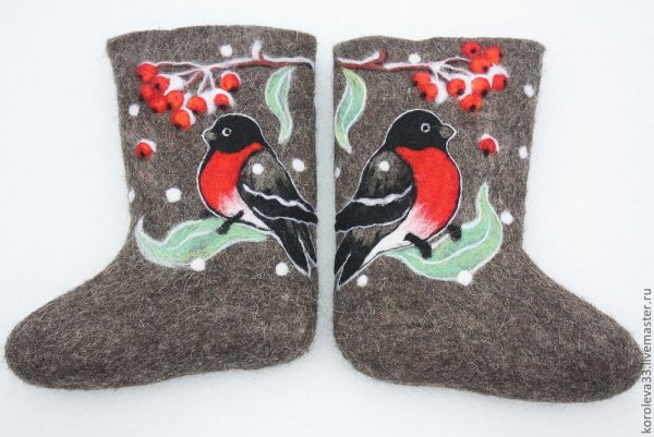 Валенки рисунок для детей