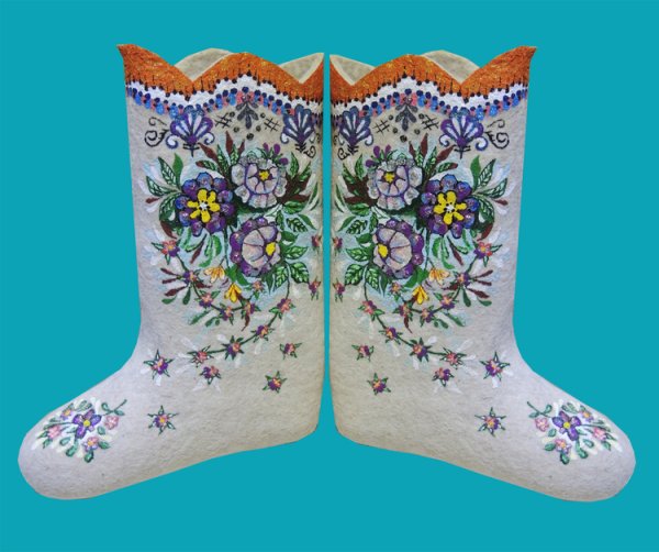 Расписываем валенки