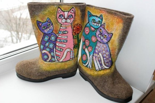 Валенки разукрашенные
