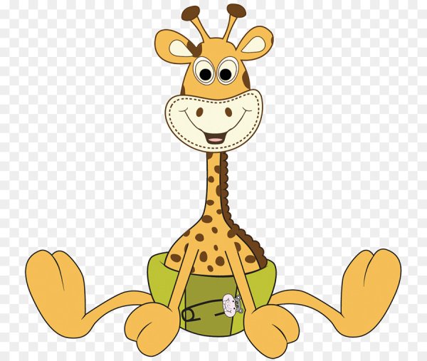Жирафик мультяшный