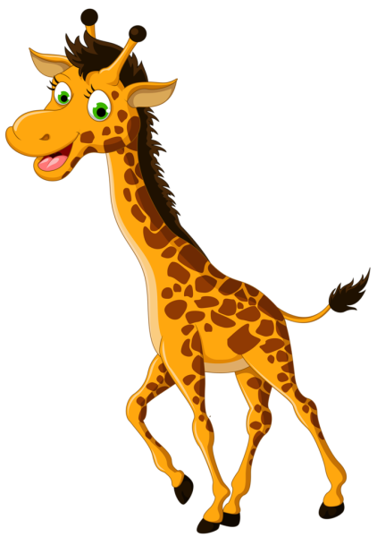 Жирафы мультяшные