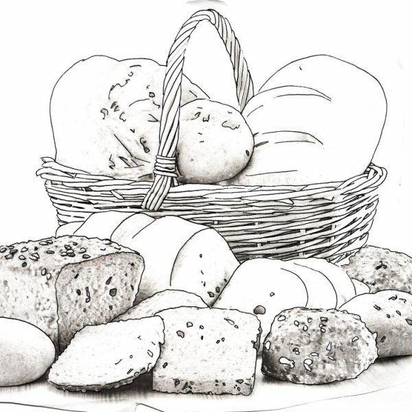 Хлебобулочные изделия вектор