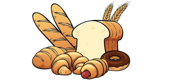 Хлеб раскраска для детей