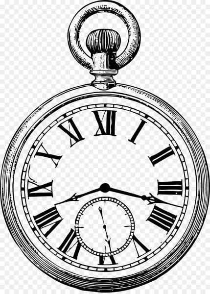 Циферблат карманных часов вектор