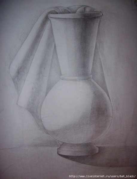 Натюрморт карандашом