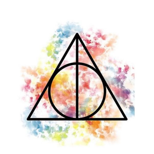 Раскраска Гарри Поттер и дары смерти