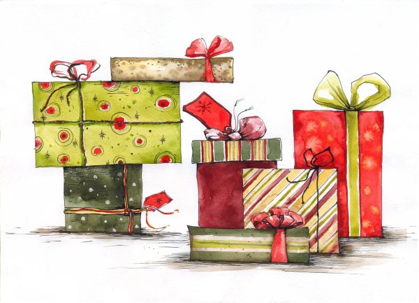 Нарисовать подарок