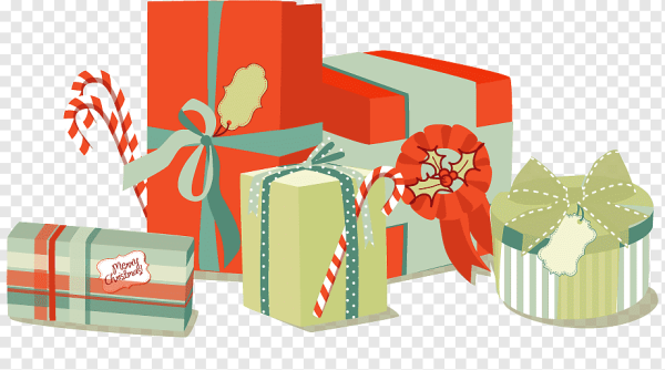 Подарки под елкой без фона