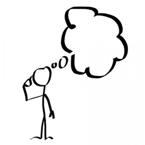 Человечек думает