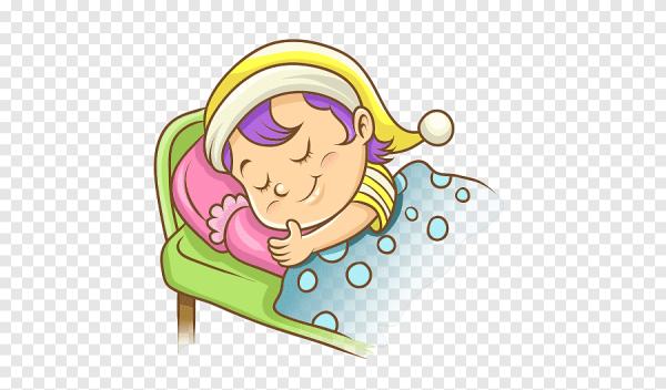 Спящий на прозрачном фоне