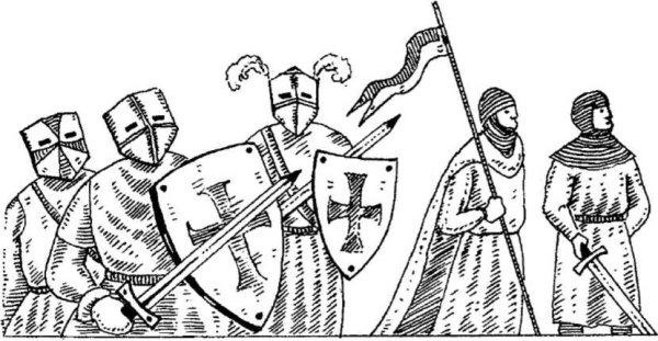 Крестовые походы рисунок
