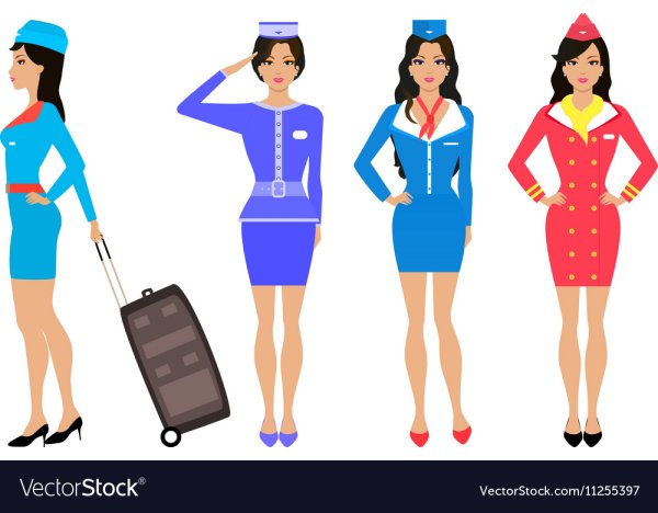 Бортпроводник рисунок