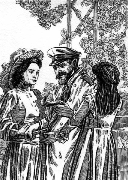 Гранатовый браслет Куприн иллюстрации